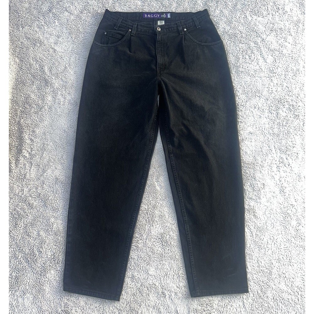 Levi’s Vintage 1996 Men’s Silvertab Baggy Fit Jeans Loose 38X34 Black Made USA